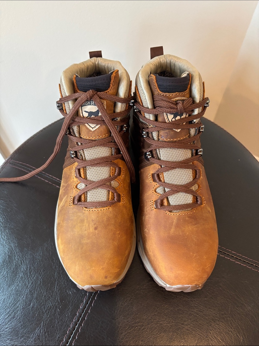 Red Wing Women’s 83244 Brown Leather Outdoor Boots - Cushioned Lace-Up 8 D/W